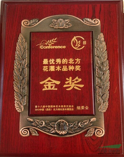 第十八届中国园林花木信息交流会花灌木品种奖